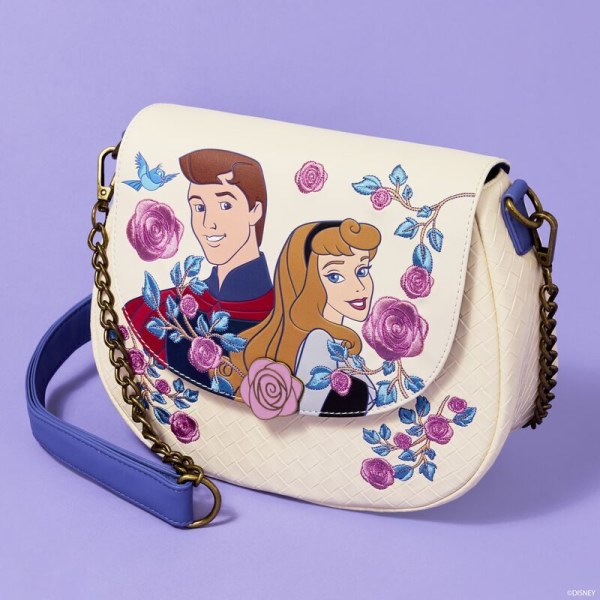 PRINCESS AURORA AND PRINCE PHILLIP CROSSBODY BAG - SLEEPING BEAUTY - DISNEY LOUNGEFLY