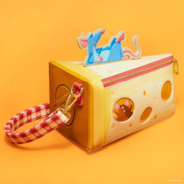 RATATOUILLE CHEESE SHOULDER BAG - DISNEY-PIXAR LOUNGEFLY