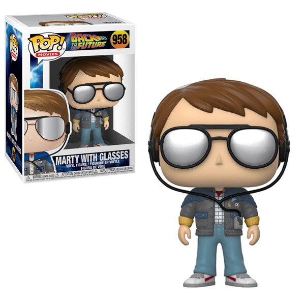 Retour Vers Le Futur Pop! 958 S4 Marty With Glasses