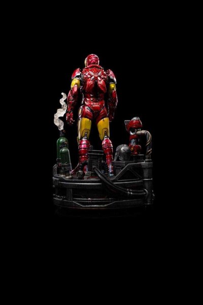 Marvel Statuette 1/10 Deluxe Art Scale Iron Man Unleashed 23 cm - Damaged packaging