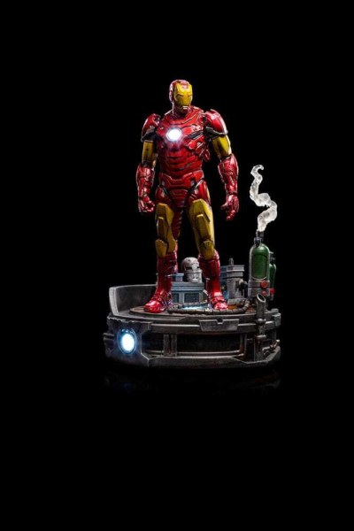 Marvel Statuette 1/10 Deluxe Art Scale Iron Man Unleashed 23 cm - Damaged packaging