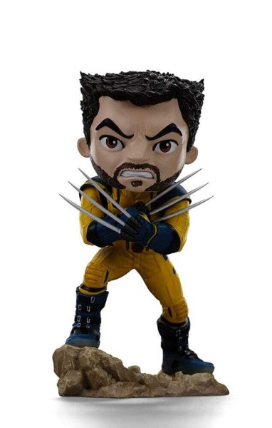 Deadpool and Wolverine figurine Mini Co. PVC Deadpool and Wolverine set Unmasked 14 cm