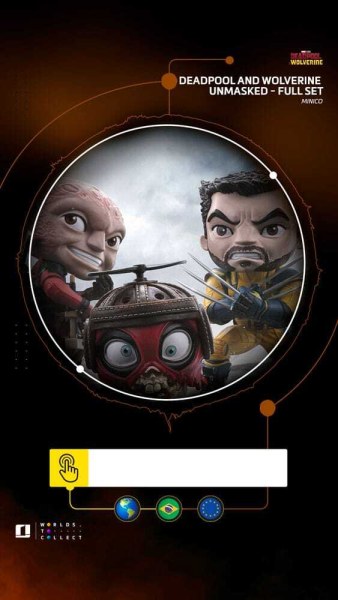 Deadpool and Wolverine figurine Mini Co. PVC Deadpool and Wolverine set Unmasked 14 cm
