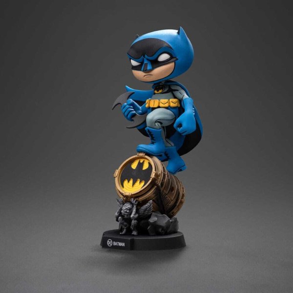 Batman figurine Mini Co. PVC Batman on Bat-Signal (Blue Variant) 15 cm