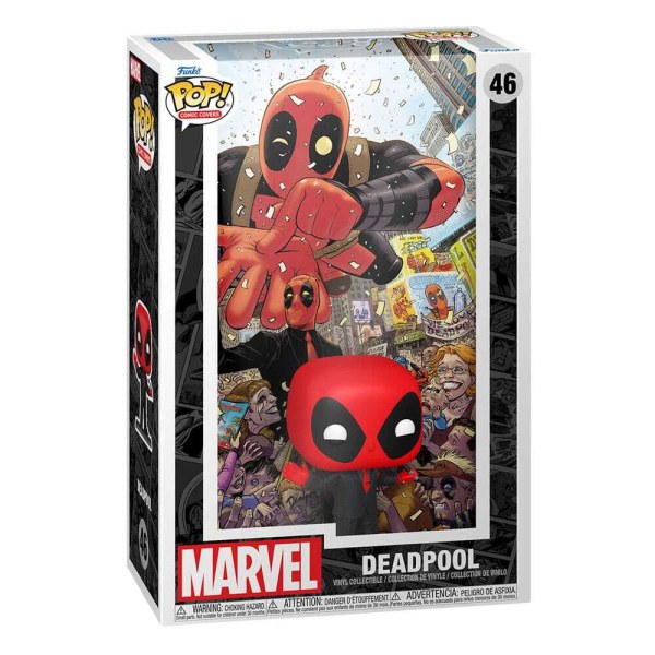 FUNKO POP! 46 Comic Cover Deadpool in Black Suit - Marvel Deadpool (2025)