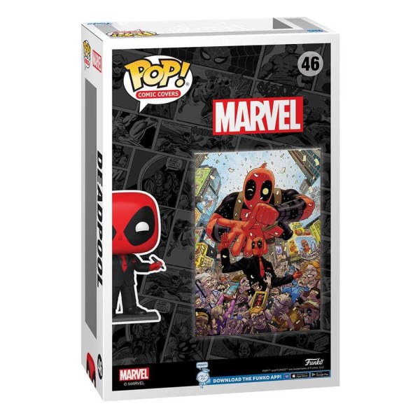 FUNKO POP! 46 Comic Cover Deadpool in Black Suit - Marvel Deadpool (2025)