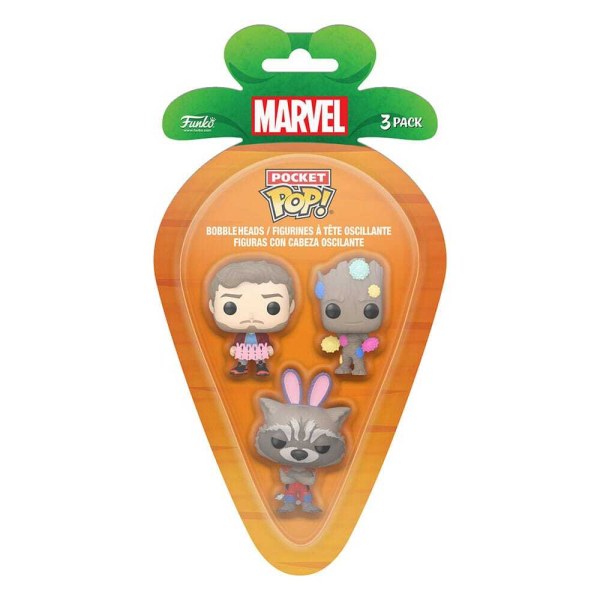 Pack 3 Pocket POP 4 cm - Marvel Guardians of the Galaxy