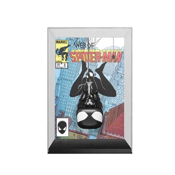FUNKO POP! 71 black suit Spider-man - Marvel Web of Spider-man #8