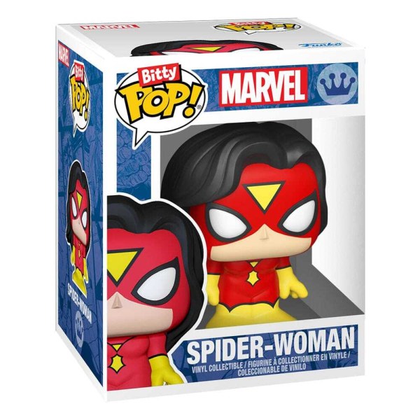 Marvel Bitty POP! Display Stand with 2 Spider-Man Web Vinyl Figures