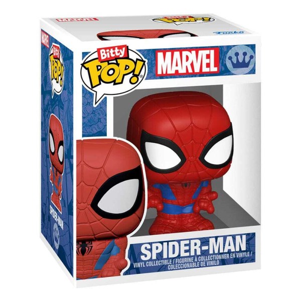 Spider-Man pack 4 Bitty POP figurines! Vinyl Series 4 2 cm