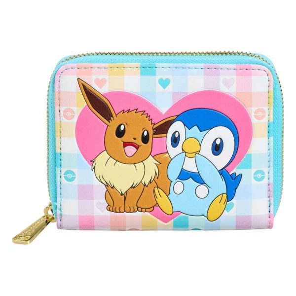Pokemon by Loungefly Piplup and Eevee Friends Coin Purse