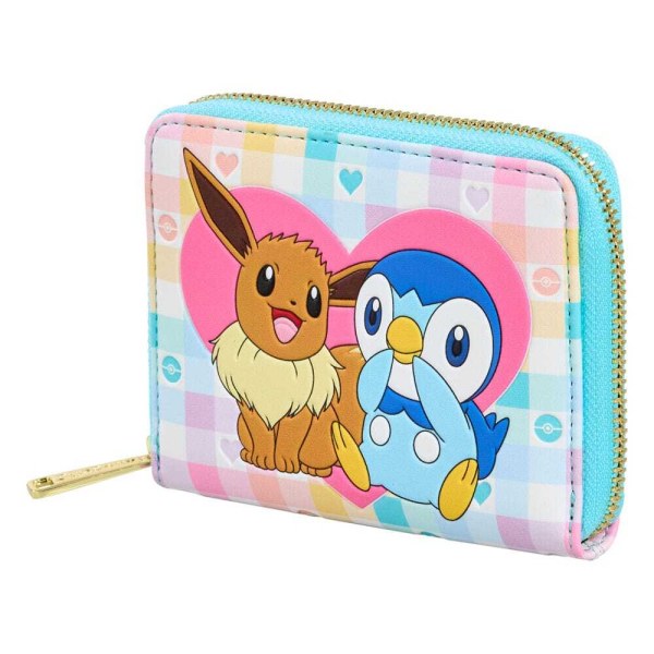 Pokemon by Loungefly Piplup and Eevee Friends Coin Purse