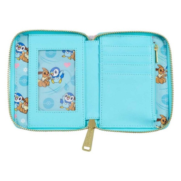 Pokemon by Loungefly Piplup and Eevee Friends Coin Purse