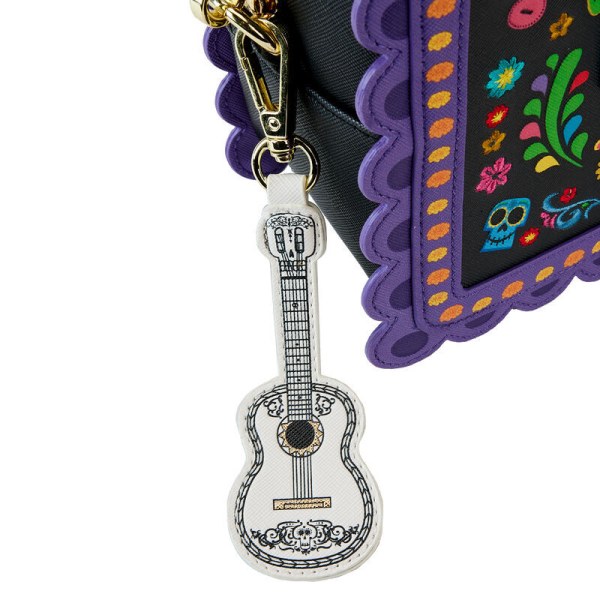 Loungefly Disney Coco Miguel Calavera Floral Skull crossbody bag