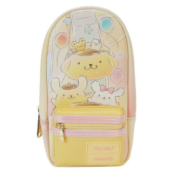 Loungefly Sanrio Carnival Pompompurin & Macarron pencil case