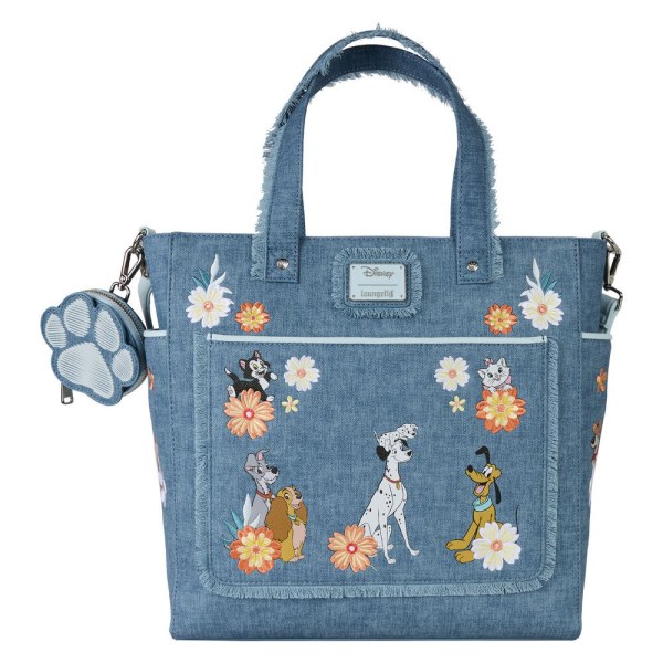 DOGS AND CATS CONVERTIBLE BACKPACK AND TOTE BAG WITH COIN BAG - DISNEY LOUNGEFLY