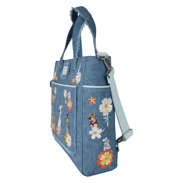DOGS AND CATS CONVERTIBLE BACKPACK AND TOTE BAG WITH COIN BAG - DISNEY LOUNGEFLY