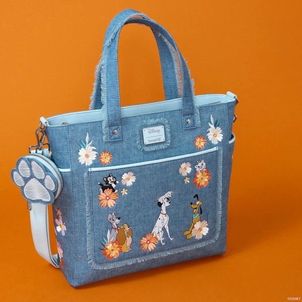 DOGS AND CATS CONVERTIBLE BACKPACK AND TOTE BAG WITH COIN BAG - DISNEY LOUNGEFLY
