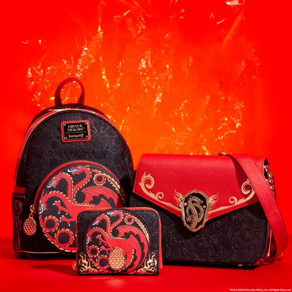 Loungefly Game of Thrones House of the Dragon Targaryen backpack 26cm
