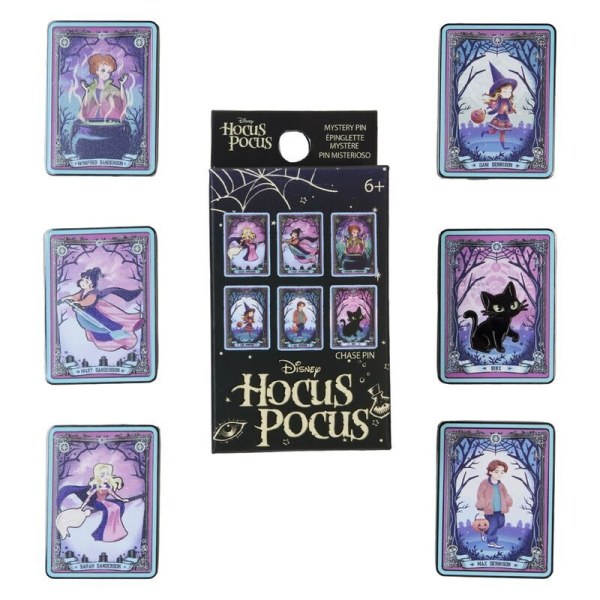 Blind Box Enamel Pin Disney Hocus Pocus Tarot assorted