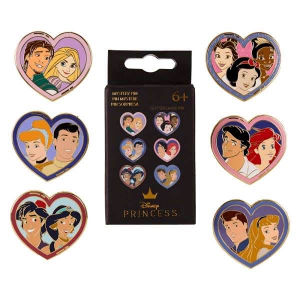 PRINCESS & PRINCE MYSTERY PIN - DISNEY LOUNGEFLY