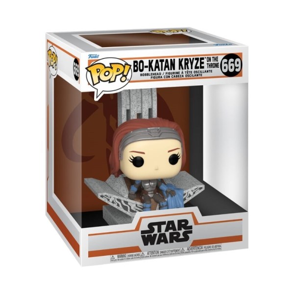 Star Wars Mandalorian Pop! 669 Deluxe S9 Bo Katan Throne