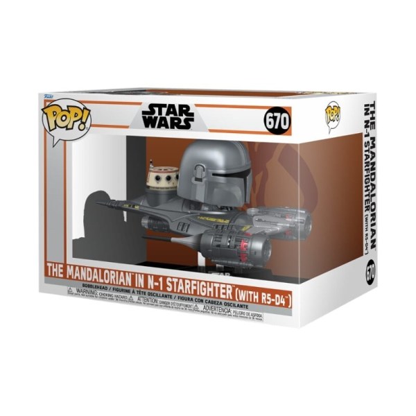 Star Wars Mandalorian Pop! 570 Rides S9 Mandalorian N1 Starfighter