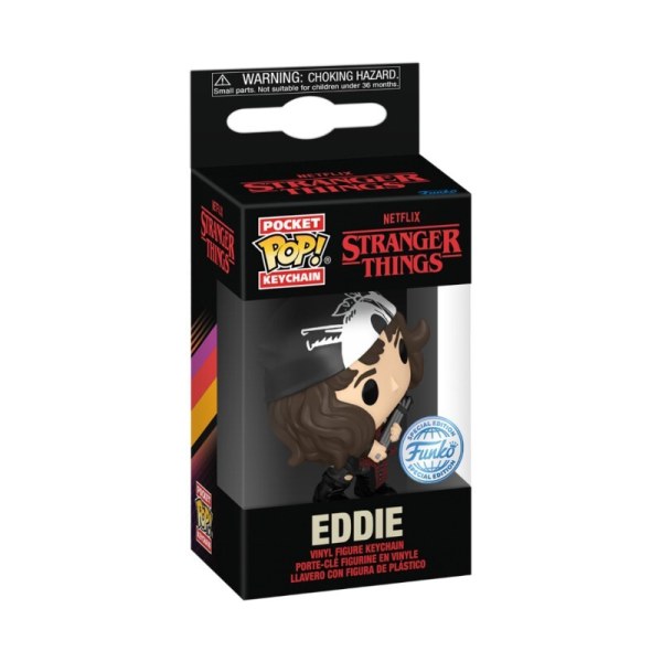Keychain Pocket Pop Eddie - Stranger Things