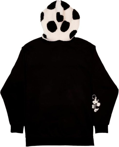 Minnie Rocks the Dots Sherpa Hoodie size S - DISNEY LOUNGEFLY