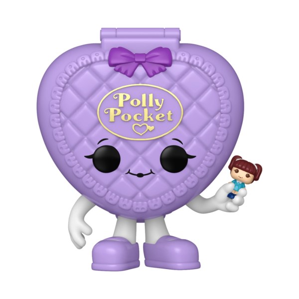 Polly Pocket Pop! 158 Heart Shell Purple
