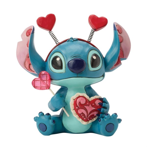 STITCH VALENTINE SUCKER FOR LOVE - DISNEY TRADITIONS