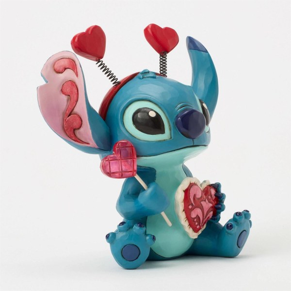 STITCH VALENTINE SUCKER FOR LOVE - DISNEY TRADITIONS
