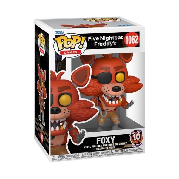 Five Night At Freddys Pop! 1062 10Th Anniv Foxy
