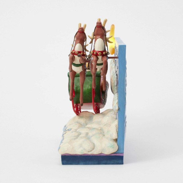 SANTA SLEIGH WITH REINDEER LED MUSICAL - HEARTWOOD CREEK