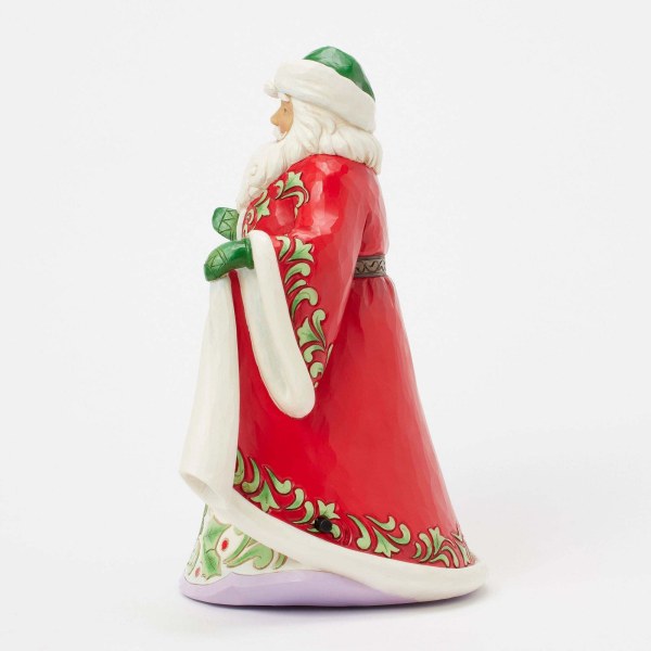 SANTA WITH WINTER SCENE - HEARTWOOD CREEK