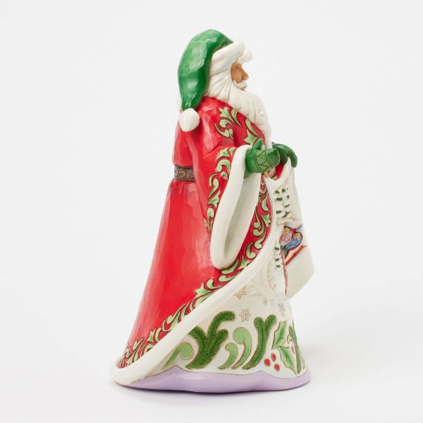 SANTA WITH WINTER SCENE - HEARTWOOD CREEK