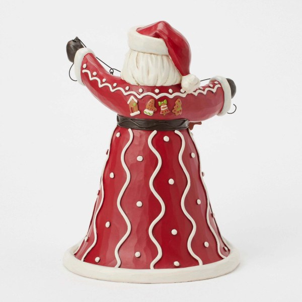 GINGERBREAD SANTA HOLDING COOKIE - HEARTWOOD CREEK