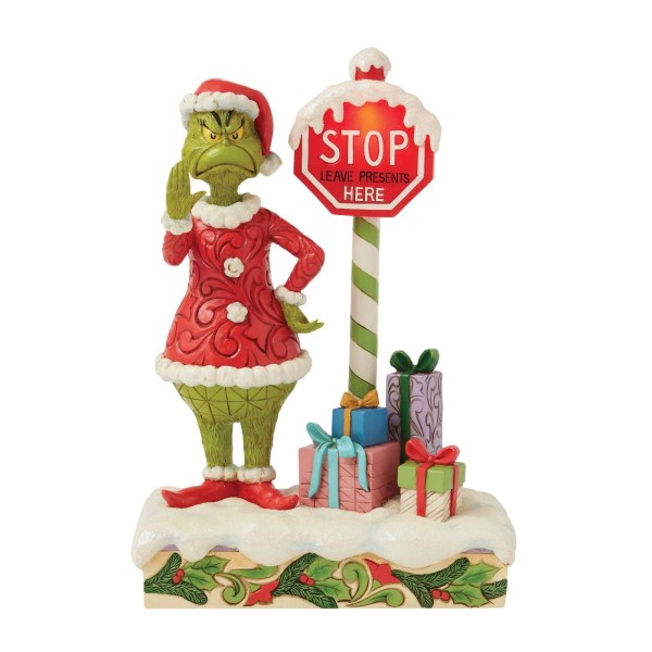 GRINCH WITH STOP SIGN