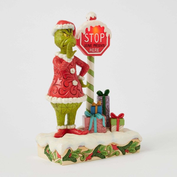 GRINCH WITH STOP SIGN