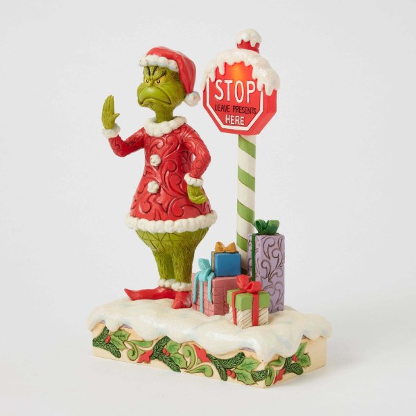GRINCH WITH STOP SIGN