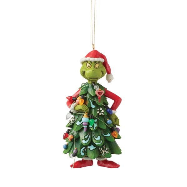 GRINCH DRESSED AS CHRISTMAS TREE