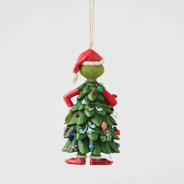 GRINCH DRESSED AS CHRISTMAS TREE