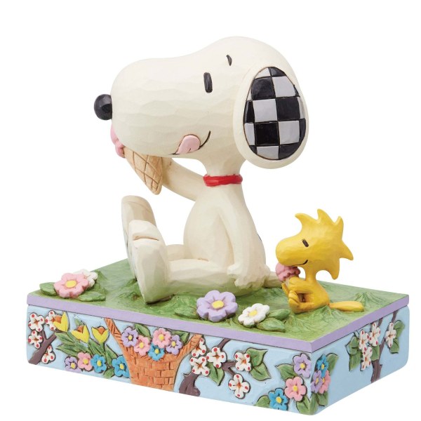 SNOOPY EATING ICE CREAM - Peanuts