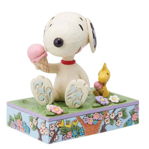 SNOOPY EATING ICE CREAM - Peanuts