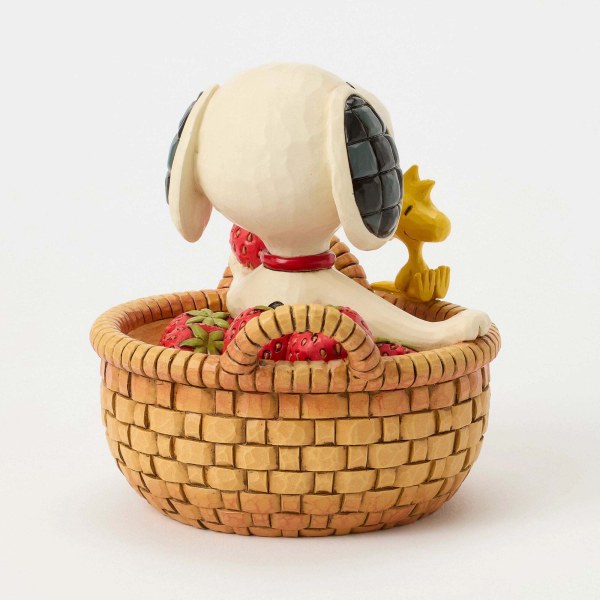 SNOOPY IN BASKET OF STRAWBERRIES - Peanuts