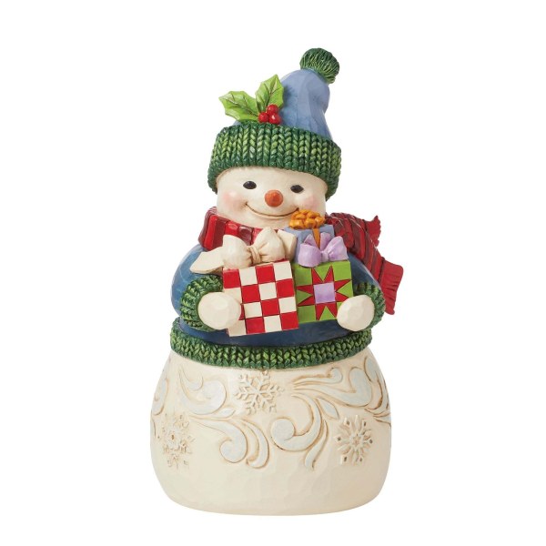 SNOWMAN ARMS FULL OF PRESENTS - HEARTWOOD CREEK