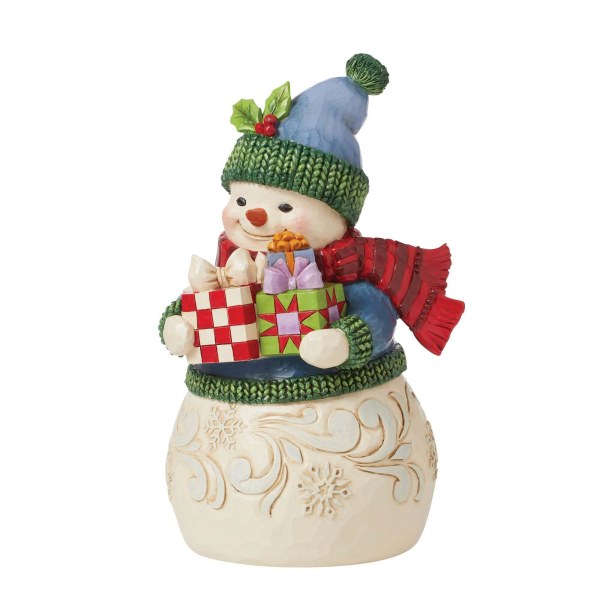 SNOWMAN ARMS FULL OF PRESENTS - HEARTWOOD CREEK