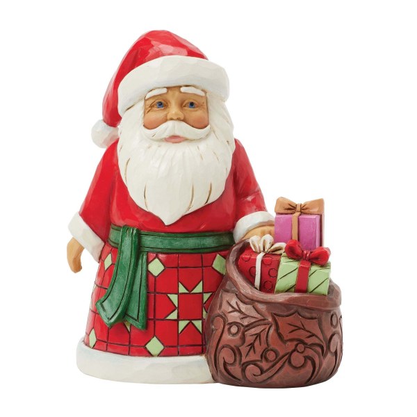 SANTA SWITH TOY BAG - HEARTWOOD CREEK