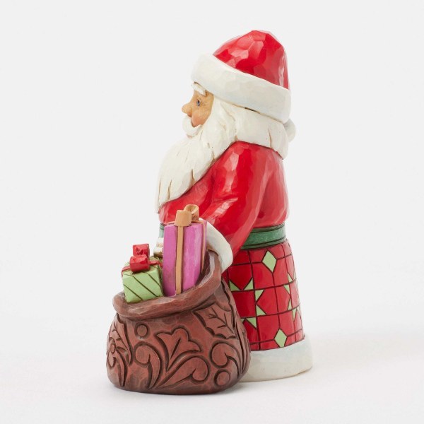 SANTA SWITH TOY BAG - HEARTWOOD CREEK