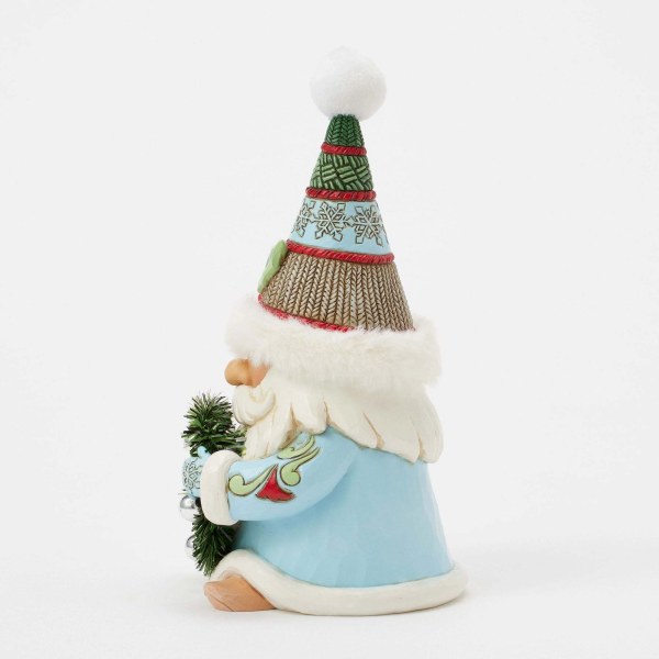HOLIDAY GNOME WREATH & FUR TRIM HAT - HEARTWOOD CREEK